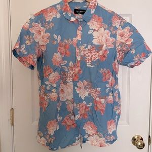 Men’s Hawaiian Pacsun Short Sleeve Button Shirt (M)